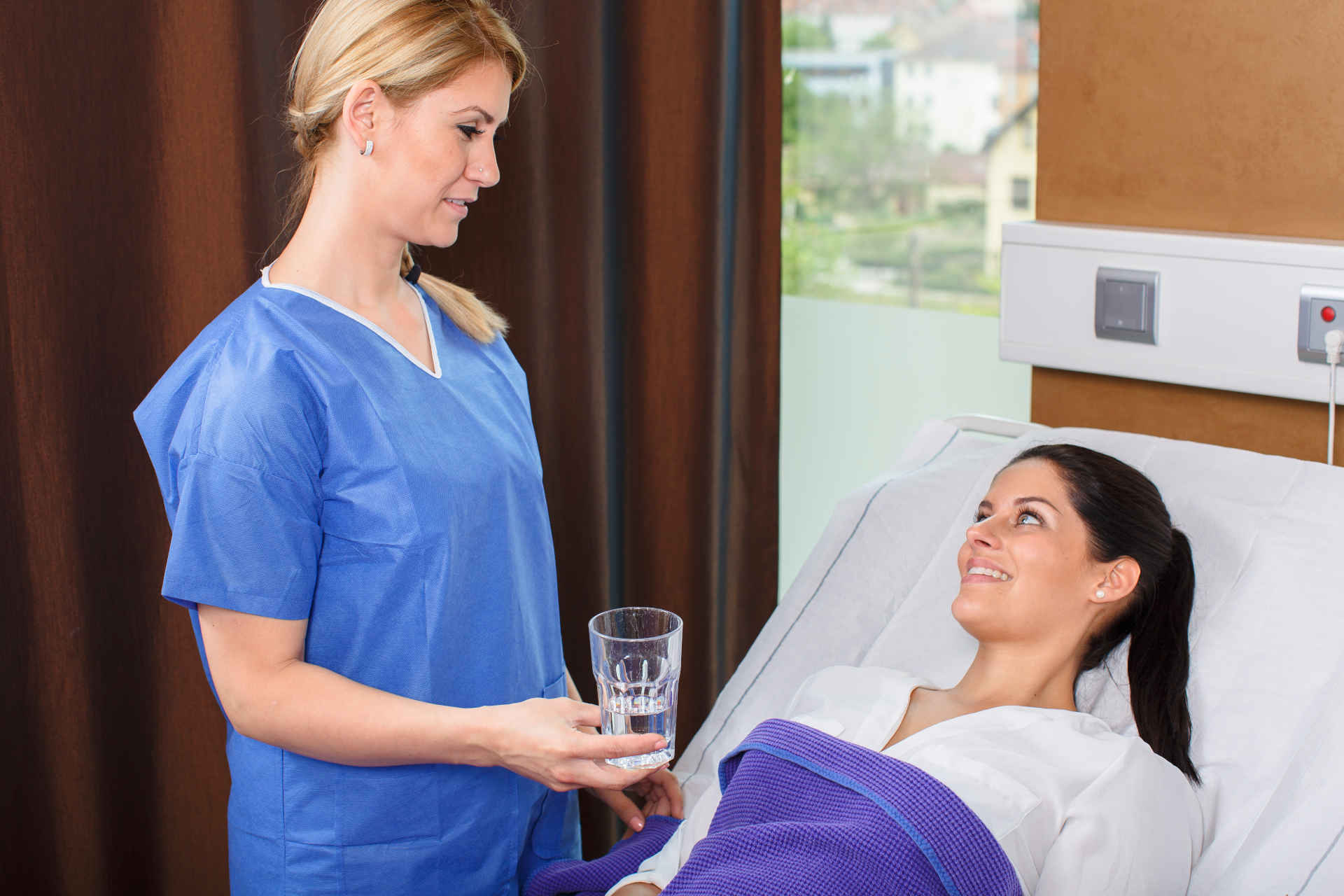 Patientin nach der TIVA Narkose