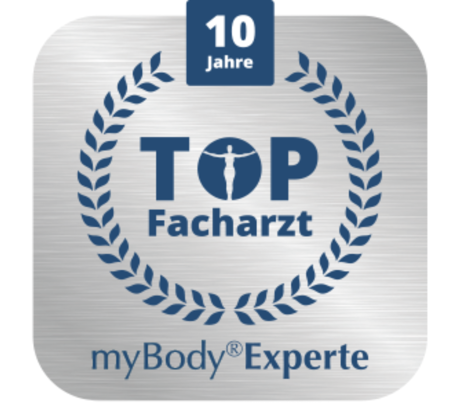 myBody Siegel Facharzt Experte 10 Jahre