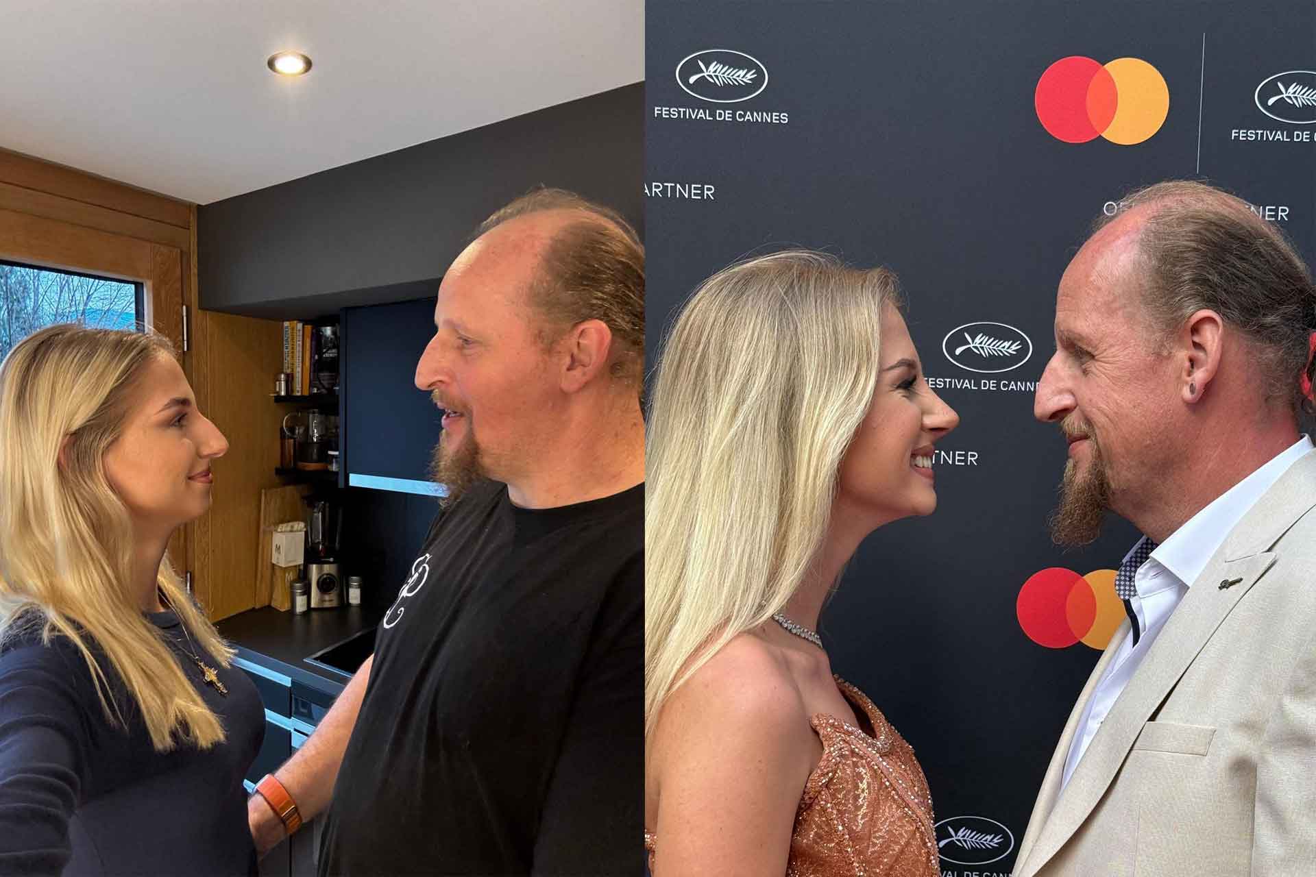 Sarah Larissa Bruns und ihr Vater