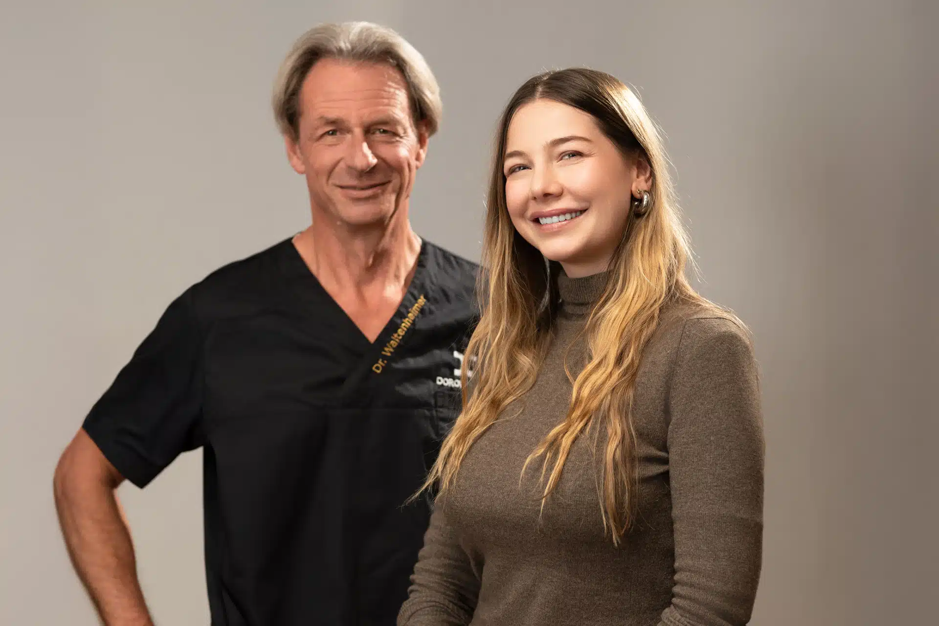 Eden Brill und Dr. Mark Waltenheimer in der Dorow Clinic