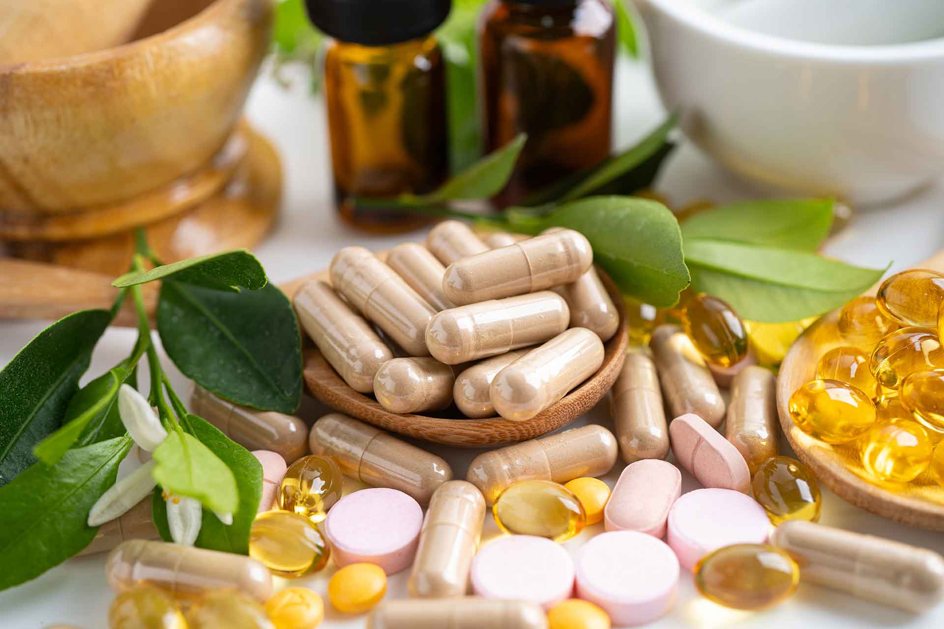 Nahrungsergänzungsmittel im Bereich Longevity