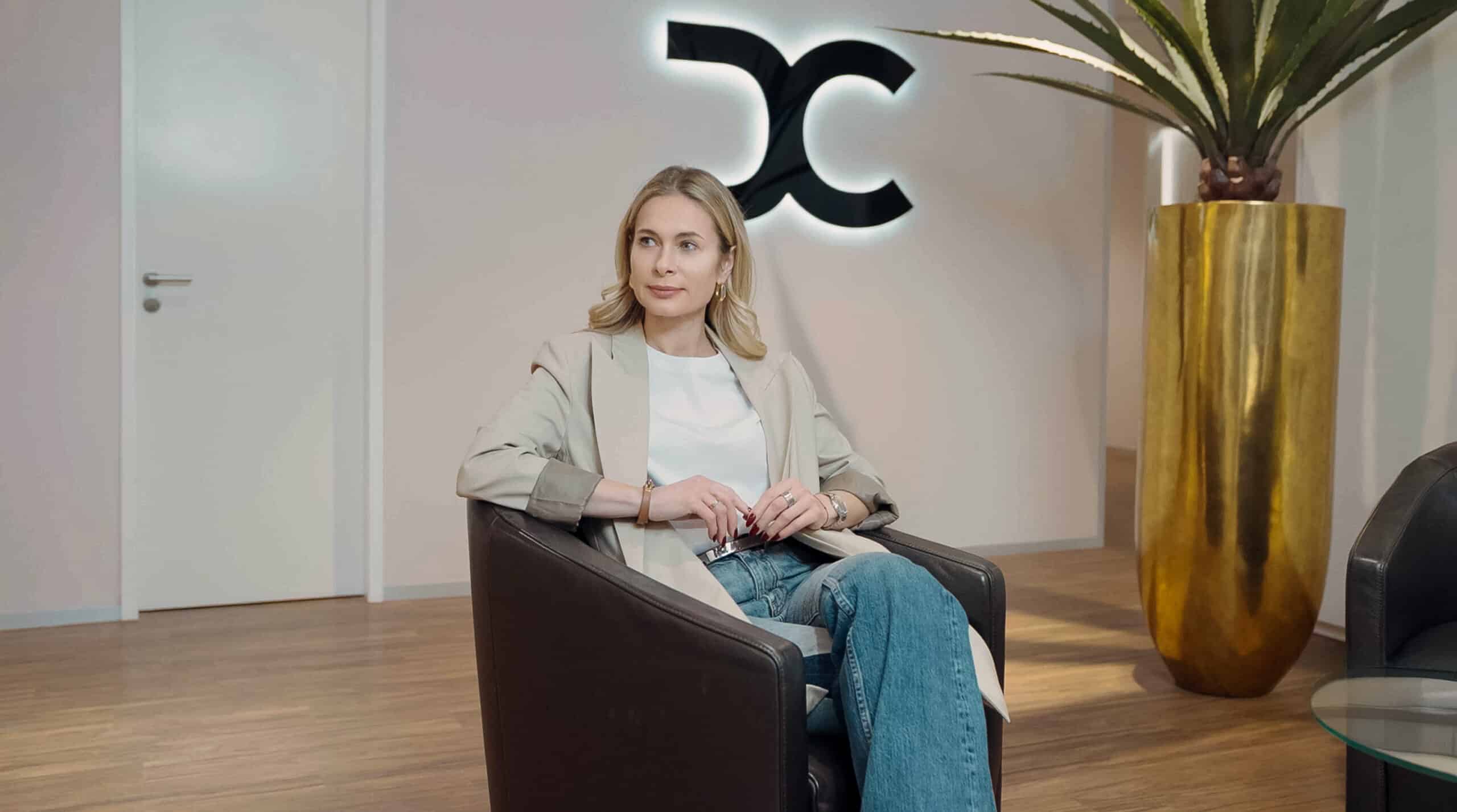 Iryna Thater in der Dorow Clinic