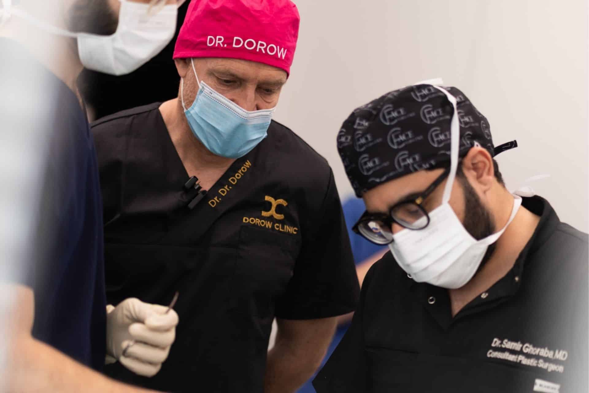 Facelift Kongress in der Dorow Clinic mit Dr. DR. Andreas Dorow, Dr. Fars Arshad (UK) und Dr. Samir Ghorada (Ägypten)